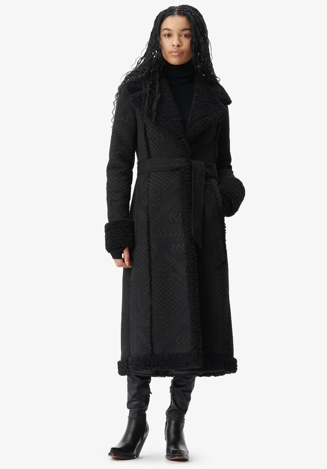 Coat Osia heritage star emb - A superstar made from friendly shearling and vegan suede leather....

