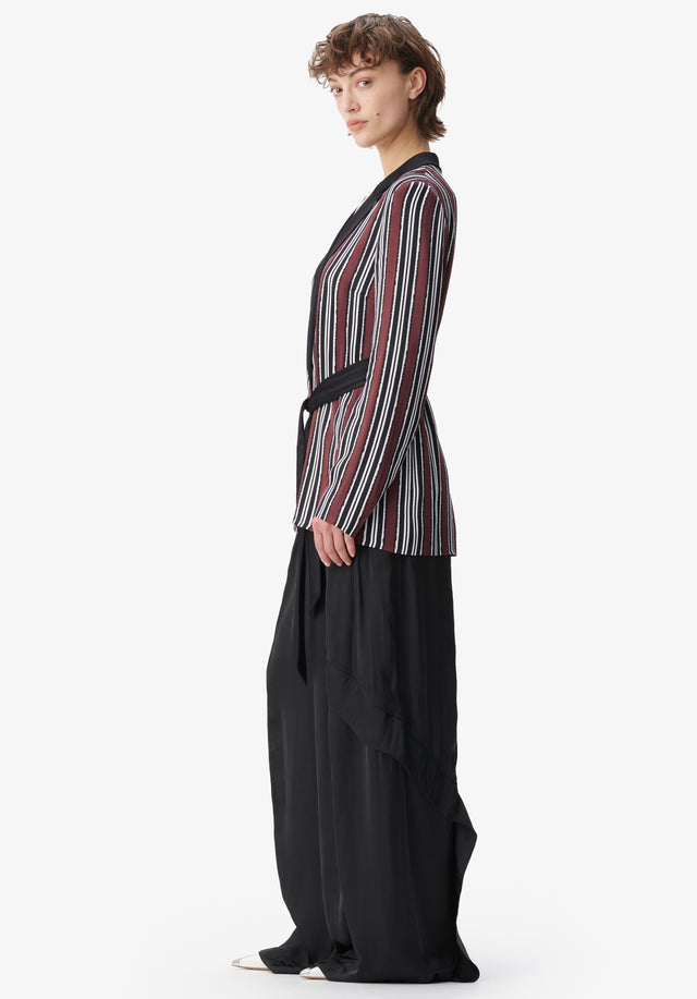 Jacket Jella shibori stripe - Diese umwerfende Anzugjacke im Pyjama-Stil versprüht einen Hauch von Bohème.... - 2/5