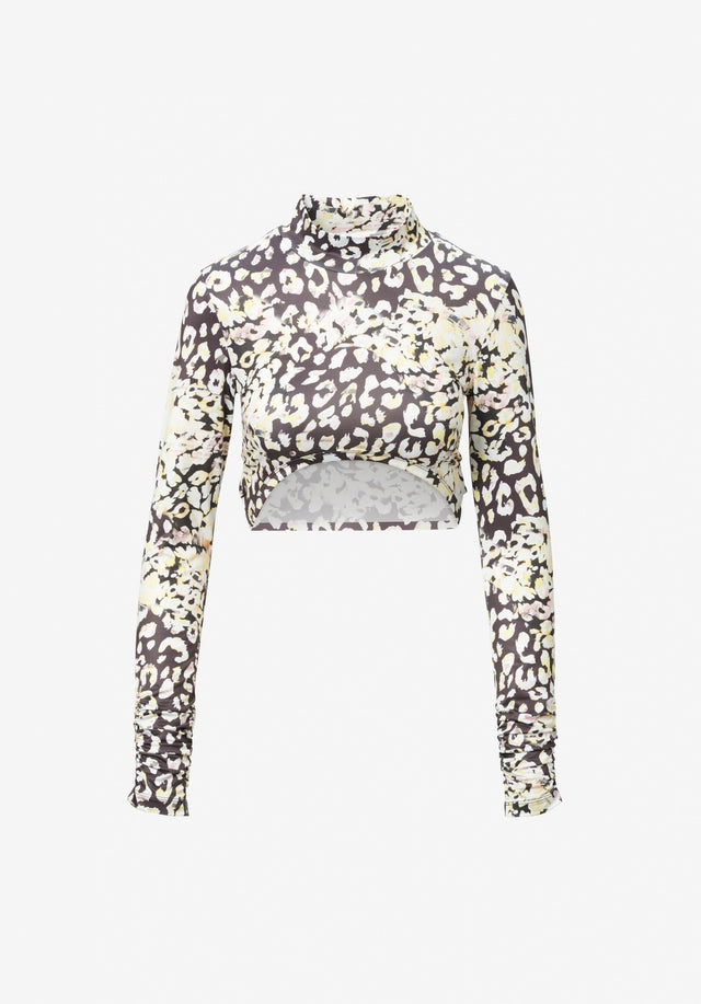 Longsleeve Issay floral leo - A sexy silhouette with a floral leo print. Our brand... - 6/6