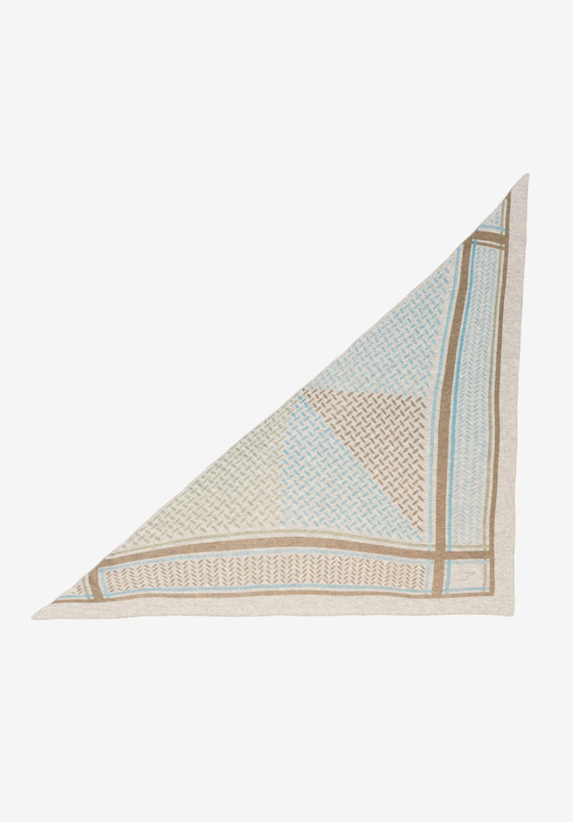 Triangle Puzzle flanella sage - We added a refreshing twist to our Triangle Trinity Scarf...
