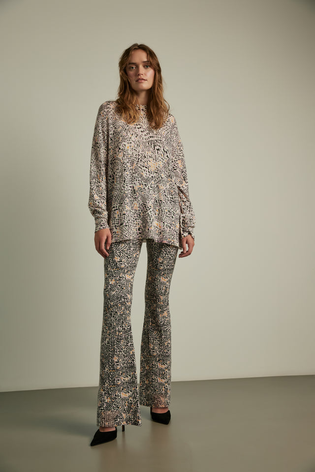 Pants Kaluli heritage garden - It's back, our beloved print on knit. Made from 100%... - 1/3