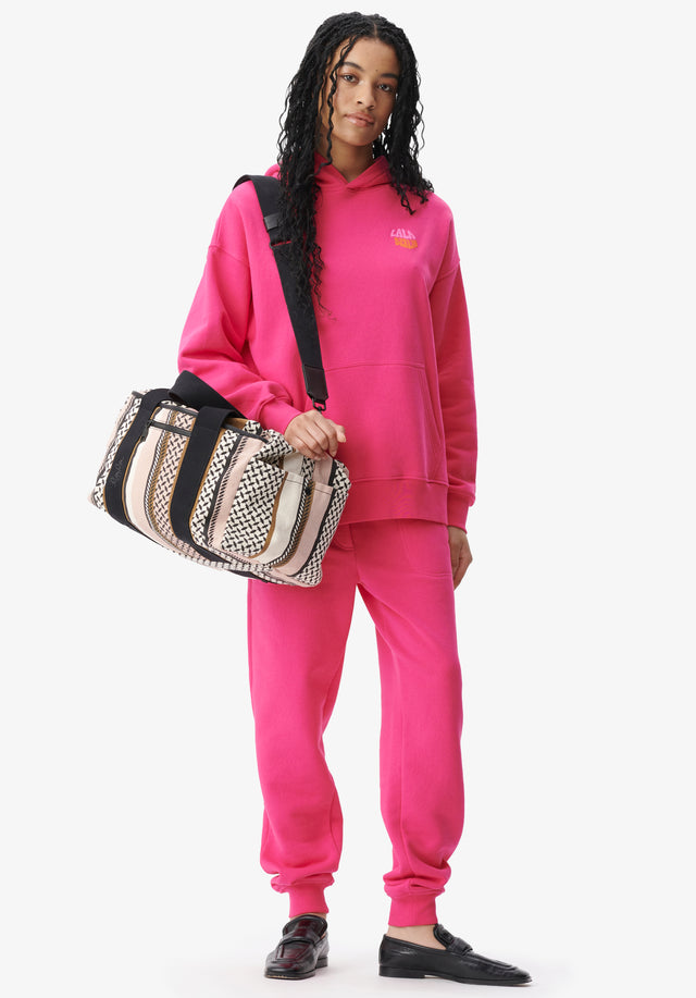 Big Bag Muriel multicolor rose - Muriel in a block Stripe design, inspired by the fall/winter... - 2/7