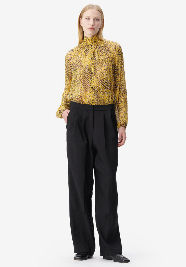 Blouse Brooks heritage star yellow - A warm curry yellow is adorned with our seasonal heritage... - 1/6