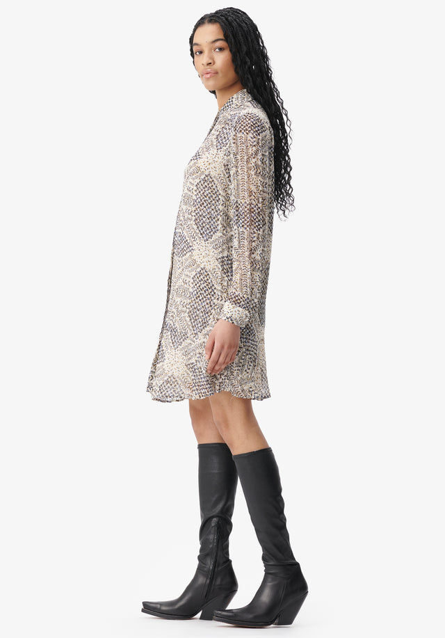 Dress Dandara heritage star vanilla - In our heritage print for Fall/Winter 23, we used a... - 2/5