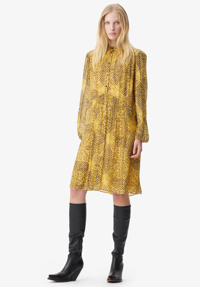 Dress Daneris heritage star yellow - Ein symmetrisches Design, das an orientalische Kacheln erinnert, inspirierte unseren...
