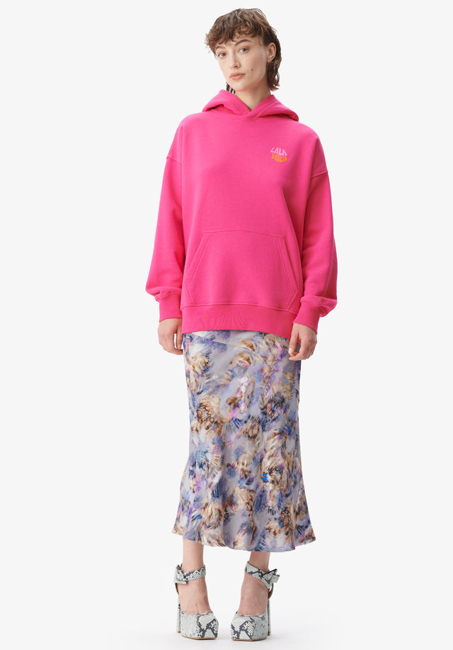 Hoodie Irina treasure dragonfruit - The soft jersey hoodie features a slightly longer hem and... - 2/6