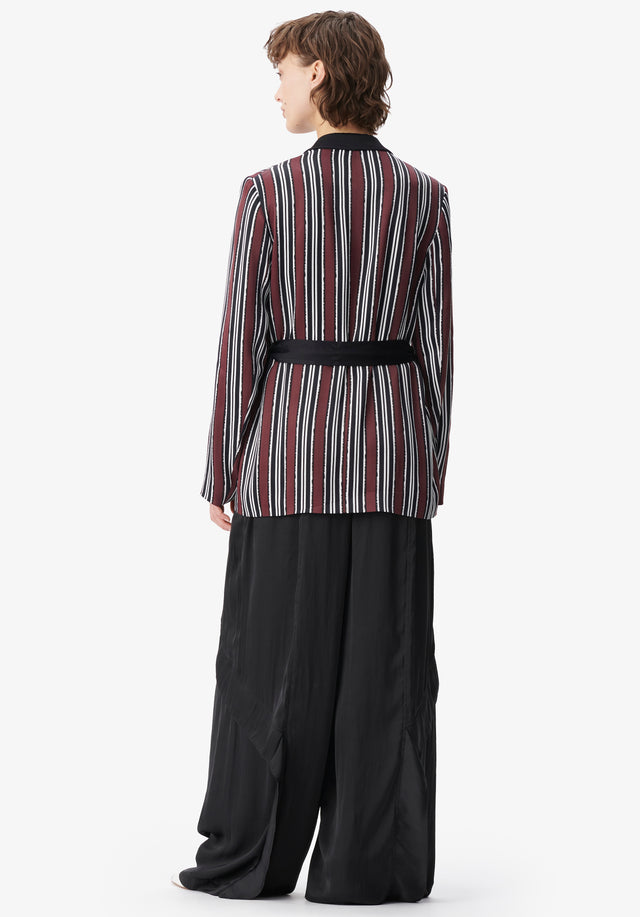 Jacket Jella shibori stripe - Diese umwerfende Anzugjacke im Pyjama-Stil versprüht einen Hauch von Bohème.... - 3/5