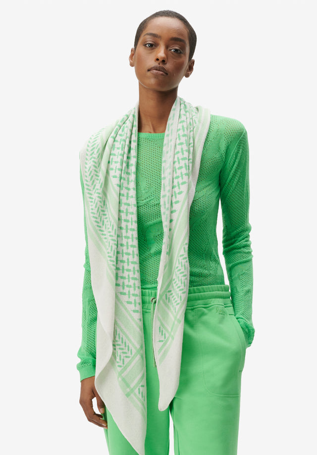 Triangle Trinity Classic M light avocado - In spring/summer 23's freshest colors, this incredibly soft cashmere scarf...
