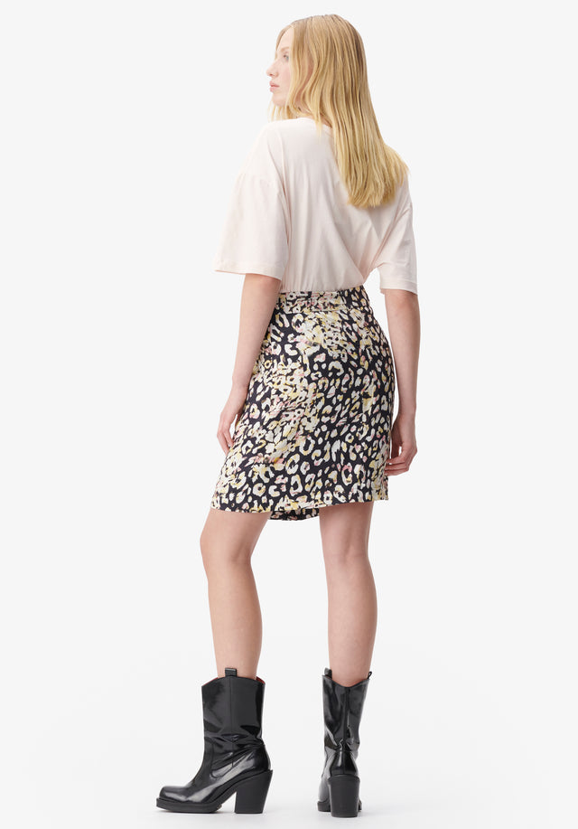 Skirt Saraya floral leo - Skirt Saraya ist aus zartem Viskose-Jacquard gefertigt und zeigt sich... - 3/5