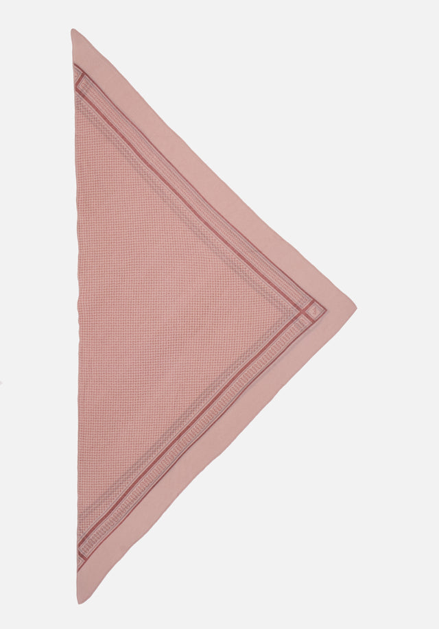 Triangle Heritage Double rose flip - For Spring/Summer 23, the luxuriously soft, triangle-shaped cashmere scarf features... - 4/7
