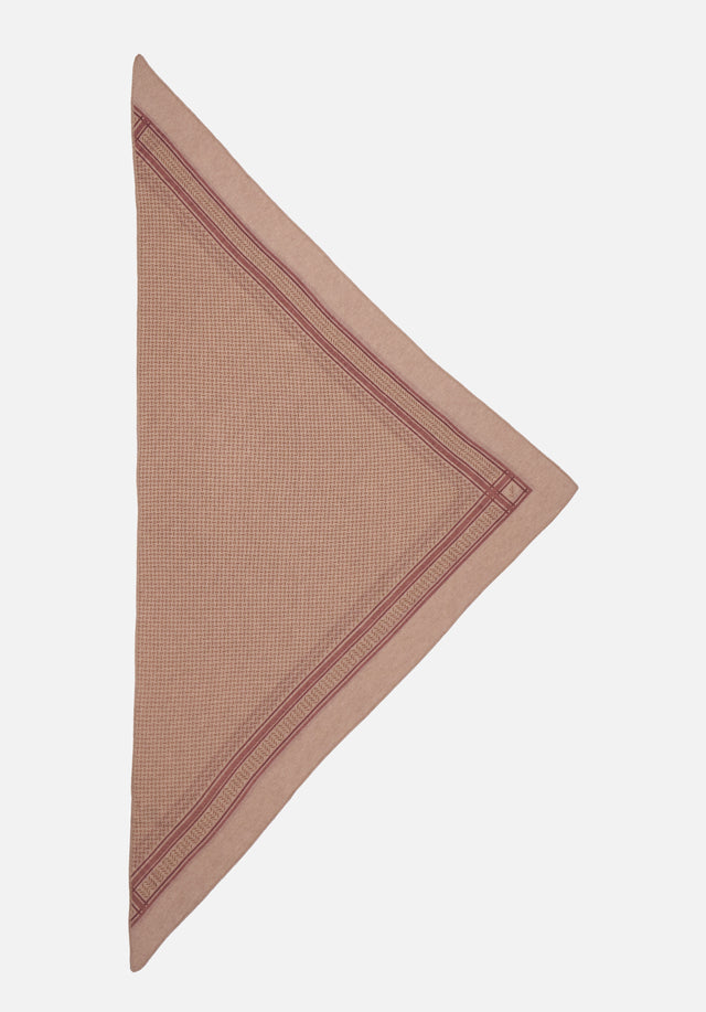 Triangle Heritage Double sand flip - For Spring/Summer 23, the luxuriously soft, triangle-shaped cashmere scarf features... - 6/7