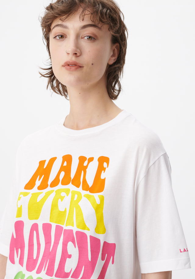 T-shirt Collin every moment multicolor - A fun message and a new boxy shape. Collin has... - 4/5