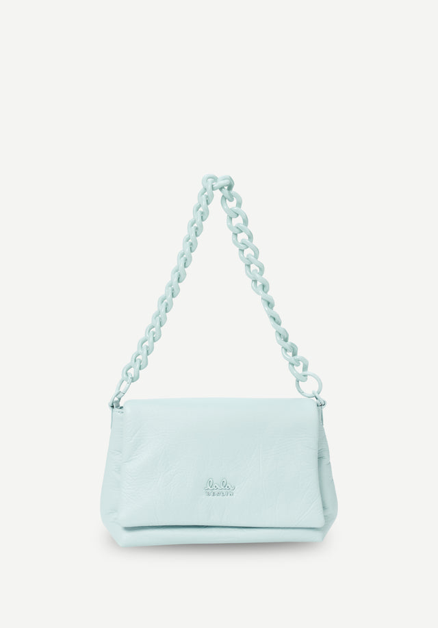 Shoulderbag Mima cloud - Exceptionally soft and lightweight. A padded chain-bag with a monochrome...
