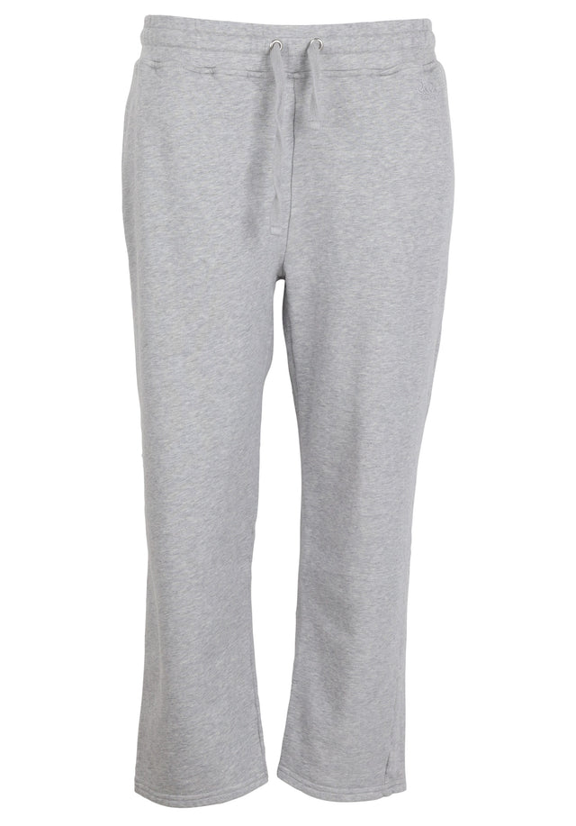 Pre-loved Sweatpants Yetka - L Grey Melange - Chic sweatpants made of 100% cotton in heathered grey. Pair...
