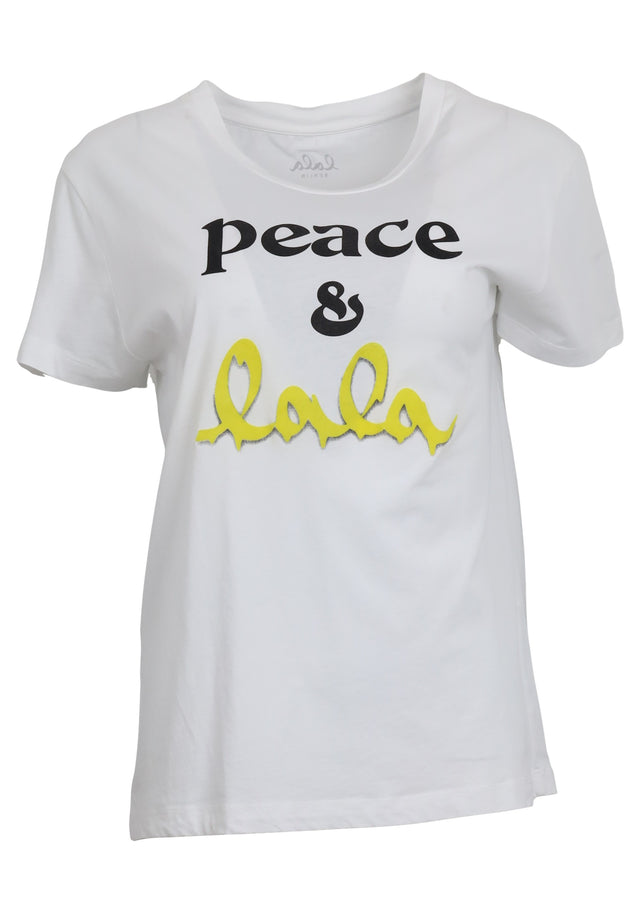 Pre-loved T-Shirt Cara Peace & Lala - L White - This item has been loved by someone before you, but... - 1/1