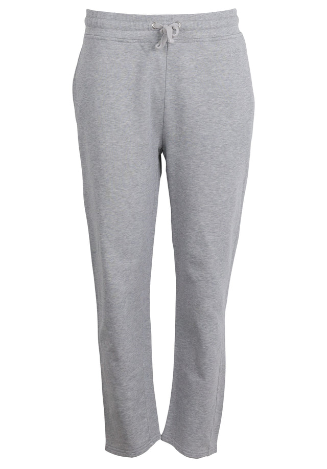 Pre-loved Sweatpants Yetka - M Grey Melange - Chic sweatpants made of 100% cotton in heathered grey. Pair... - 1/1