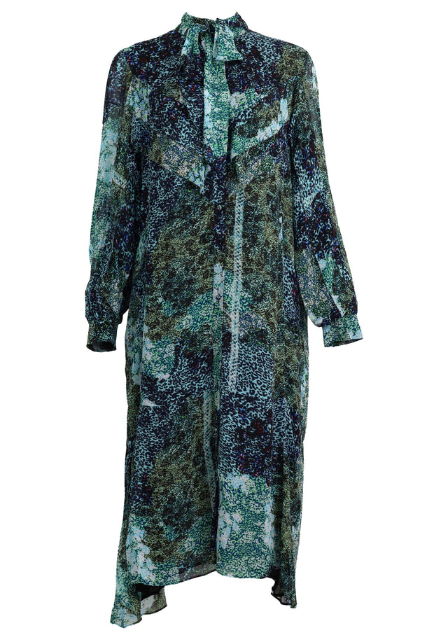 Pre-loved Dress Daniella - M Secret Garden - This feminine dress made of 100% viscose and adorned with...
