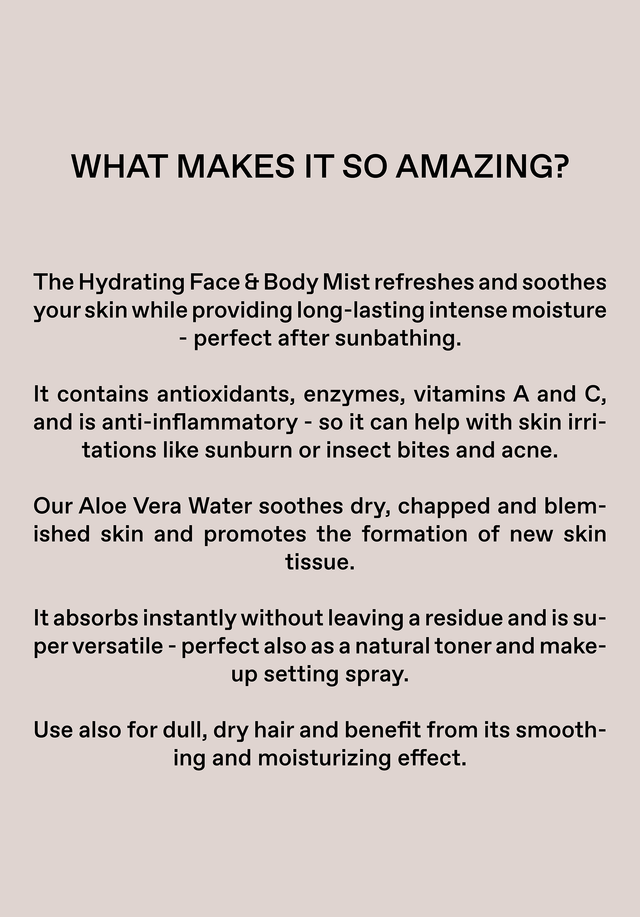 Hydrating Face & Body Mist no - Aloe Vera Water Serum WAS IST DAS? LALA x MERME... - 3/7