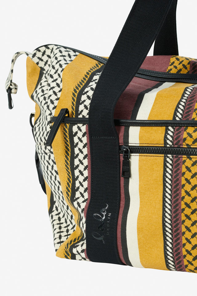 Big Bag Muriel multicolor toffee - Muriel in a block Stripe design, inspired by the fall/winter... - 3/7