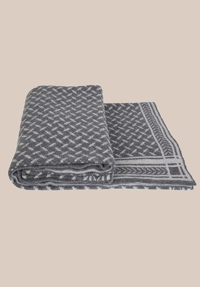 Blanket Trinity Classic Lubecca Flanella - A soft and luxurious cashmere blanket with a jaquard pattern... - 2/4