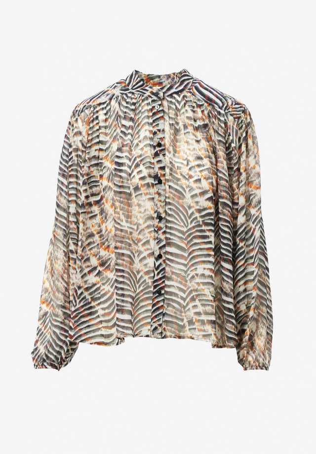 Blouse Baylin zebra shibori - It's simply chic. Featuring a flowy silhouette and wide sleeves,... - 6/6