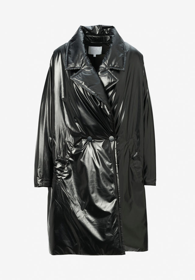 Coat Ophir black - Enjoy the cocoony feel of this very special design this... - 6/6