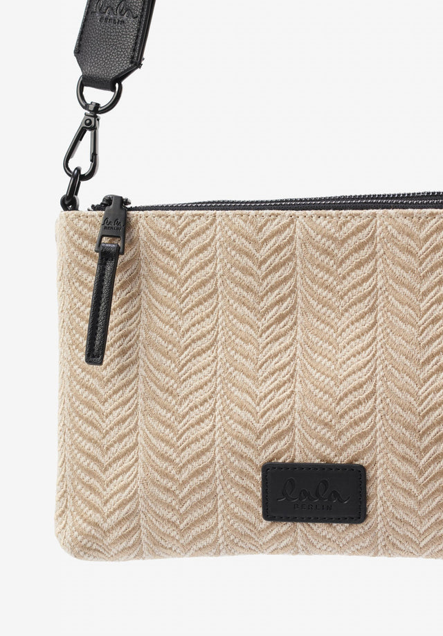 Crossbody Pouch Marte chevron creme brulee - Summertime sidekick. Keep your hands free with this sporty cross... - 2/3