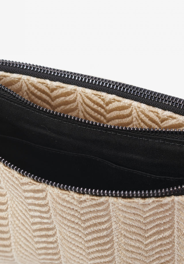 Crossbody Pouch Marte chevron creme brulee - Summertime sidekick. Keep your hands free with this sporty cross... - 3/3