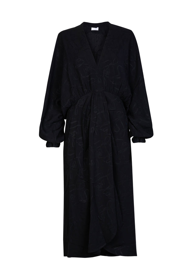 Dress Dash black - Dash ist ein elegantes Hop-in-Kleid mit lala-Monogramm in Jacquard-Optik. Ein... - 7/7
