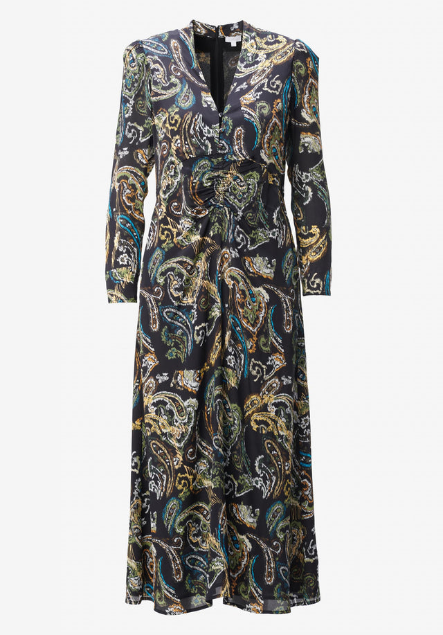 Dress Damaso paisley park - Crafted from luxurious crêpe de chine fabric, its ultra-feminine silhouette,... - 3/3