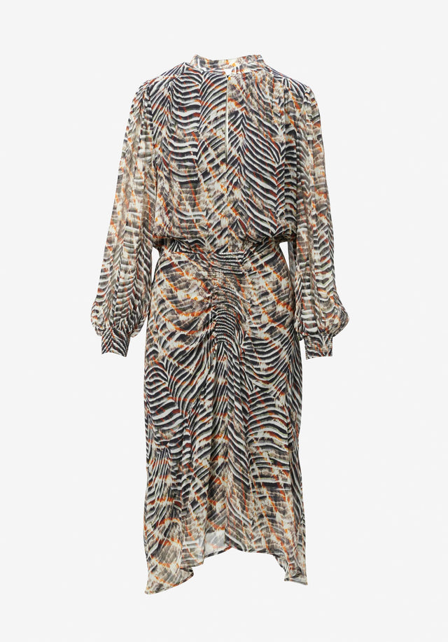 Dress Delio zebra shibori - Feminine Ästhetik trifft auf einen temperamentvollen Print. Dieses unkomplizierte Kleid... - 6/6