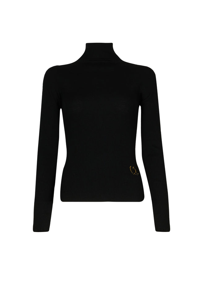 Jumper Beckster black - Basics with a touch of luxury. A lala classic, Beckster... - 6/6