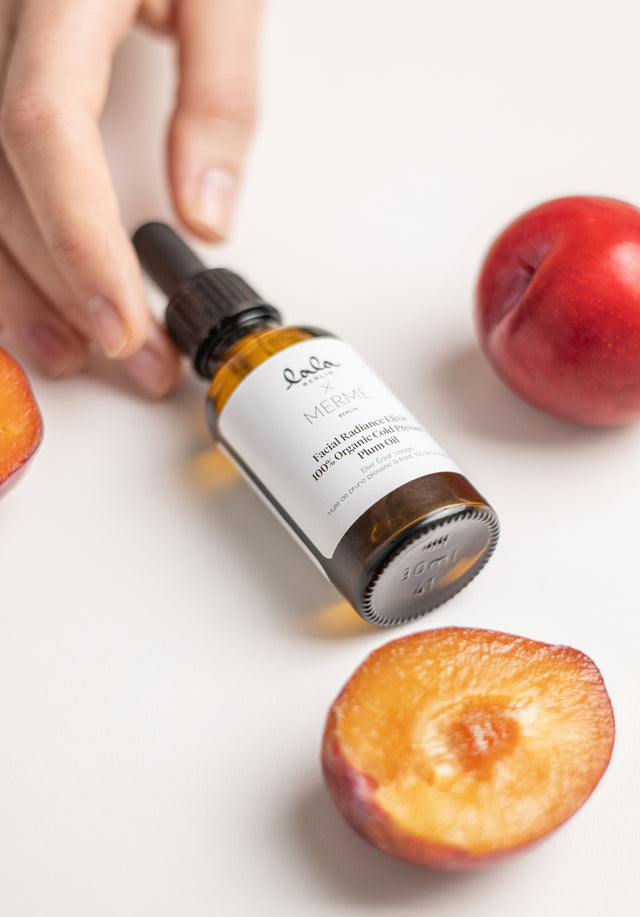 Facial Radiance Elixir no - 100% Organic Cold Pressed Plum Oil WAS IST DAS? LALA...
