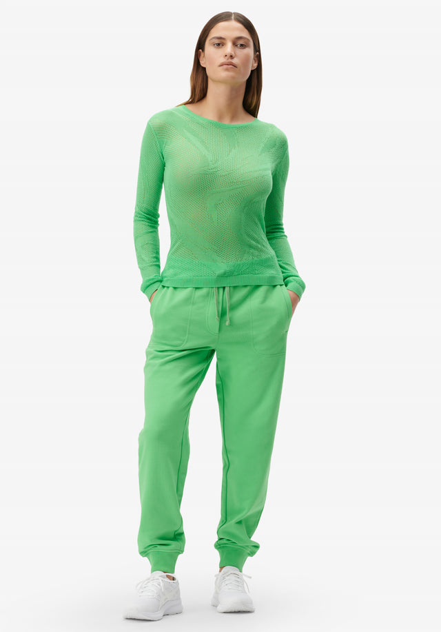 Jumper Kadiz apple green - Summer knit at its finest. This heavenly-soft cotton and viscose... - 1/5