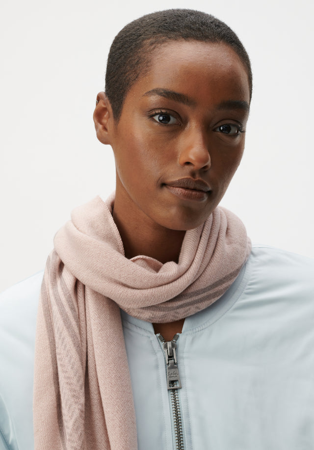 Triangle Heritage Double rose flip - For Spring/Summer 23, the luxuriously soft, triangle-shaped cashmere scarf features... - 3/7