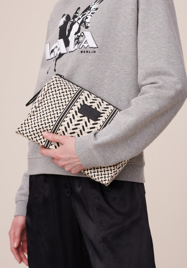 Cosmetic Bag Pili Heritage Off-White_Black - A cute and practical pouch sporting our classic print in...
