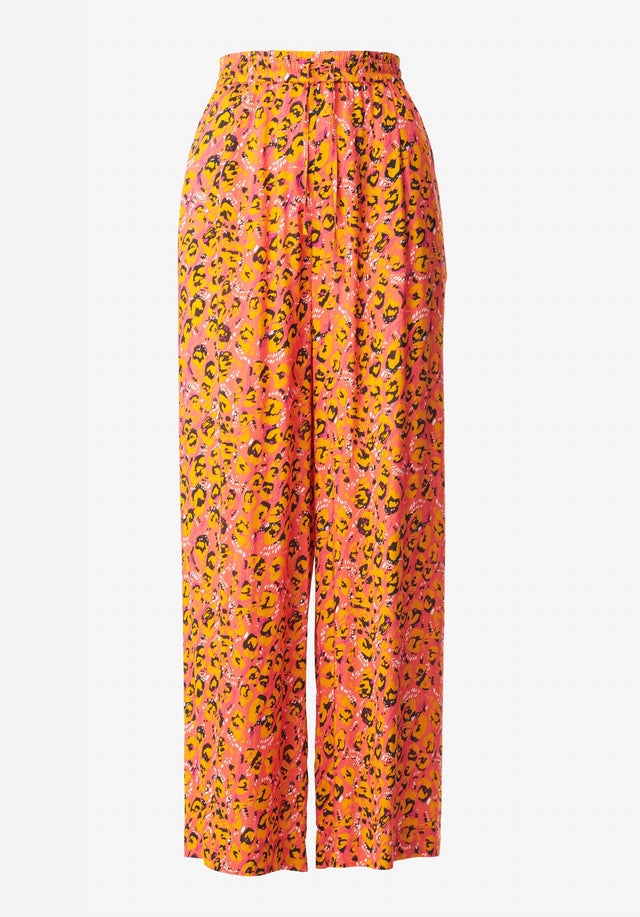 Pants Perla magic garden leo pink - Introducing our latest high summer pyjama pants, crafted from lightweight... - 2/2