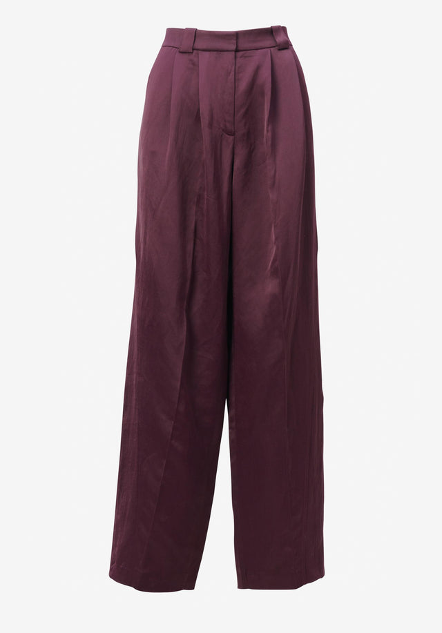 Pants Pevella fudge - Crafted from a blend of soft, satiny viscose and linen,... - 7/7