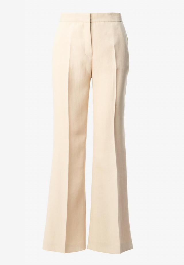 Pants Pola sesame - Pants Pola feature a flattering bell-bottom silhouette that adds a...
