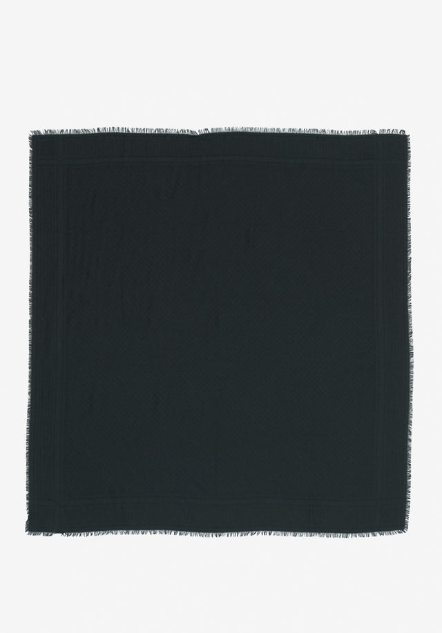 Scarf Aeryn heritage black - Very light and comfortable. With a subtle jacquard pattern and... - 3/3