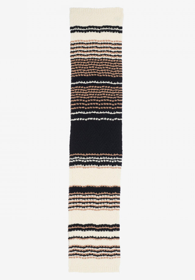 Scarf Alla stripy desert - With her vibrant striped pattern, combination of different yarns, and... - 4/4