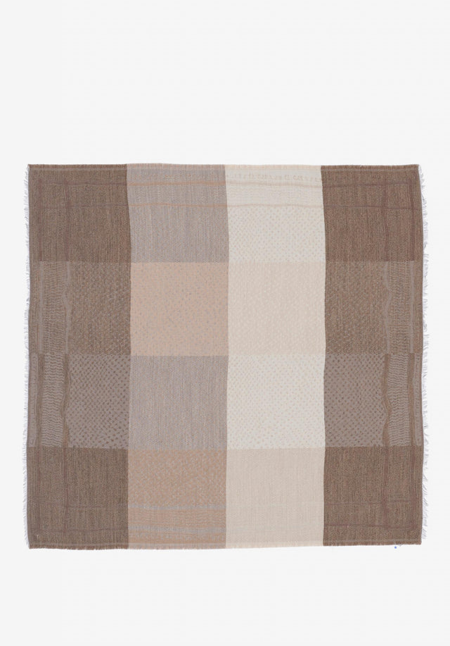 Scarf Anny desert check - Warm and comfortable, Anny is made of a soft wool... - 4/4