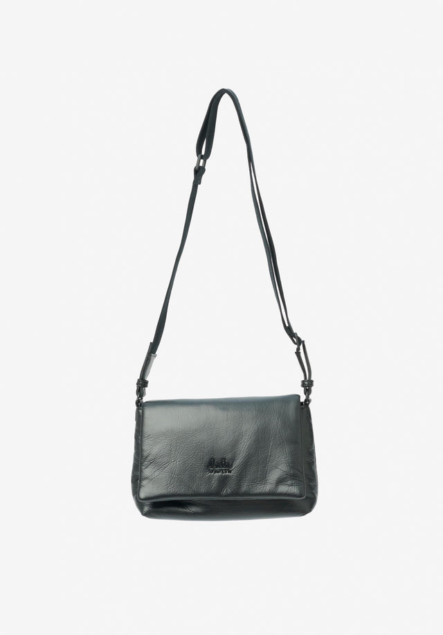 Shoulderbag Mima black - Exceptionally soft and lightweight. A padded chain-bag with a monochrome... - 5/5