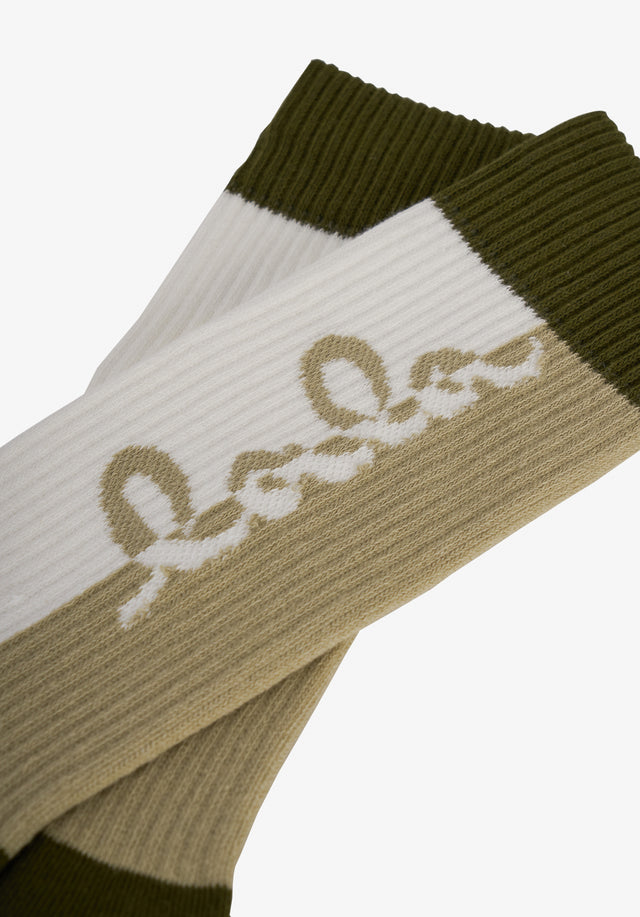 Socks Arno nude multicolor - Comfortable and sporty. You'll love these cotton socks with colorblocking... - 2/2