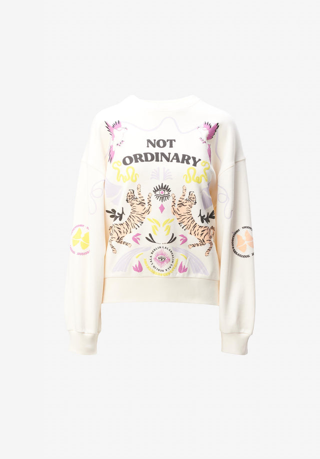 Sweatshirt Izoni not ordinary egret - Crafted from heavenly soft cotton, this piece seamlessly combines sporty...
