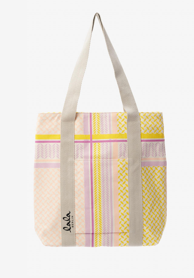 Tote Carmela multicolor pale pink - A lala classic! Tote Carmela is a great all-rounder. She... - 1/3