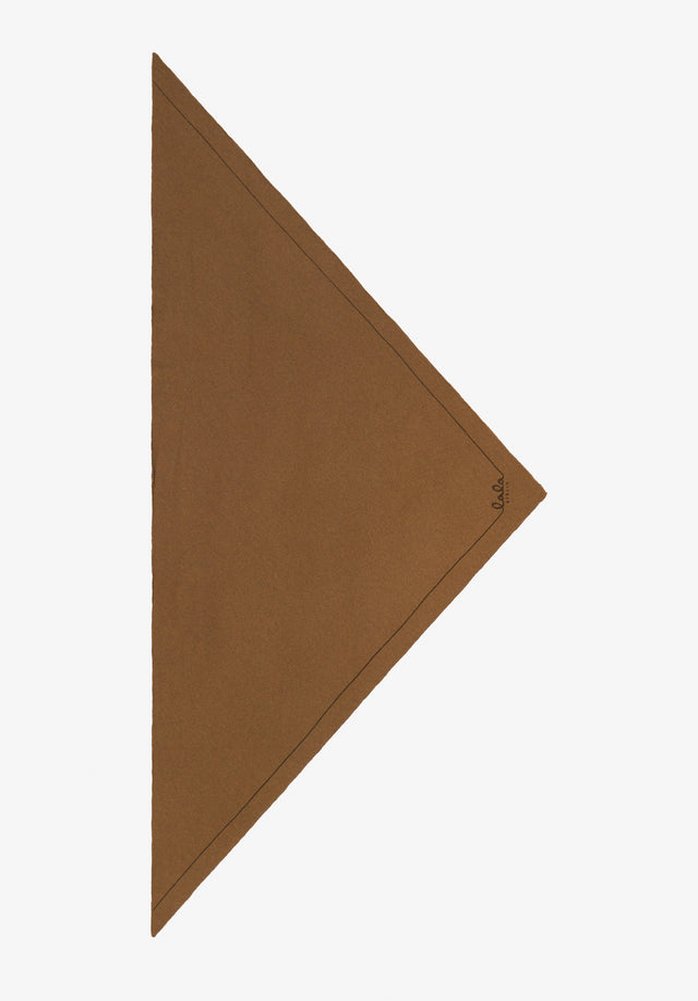 Triangle Solid M mocca - Ein ultraweicher Kaschmirschal mit einem dezenten Logo. Unser Triangle Solid... - 5/5