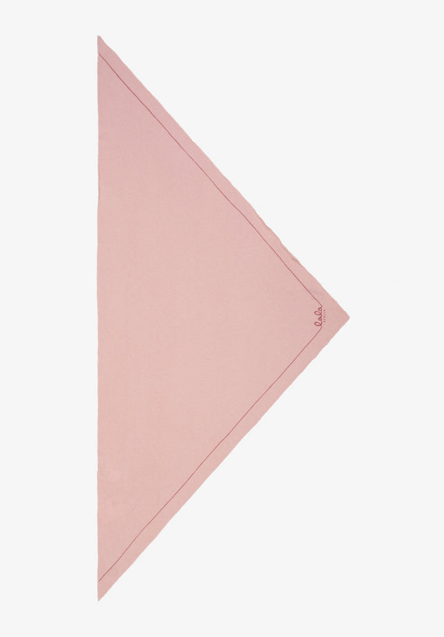 Triangle Solid M rose - Ein ultraweicher Kaschmirschal mit einem dezenten Logo. Unser Triangle Solid... - 5/5