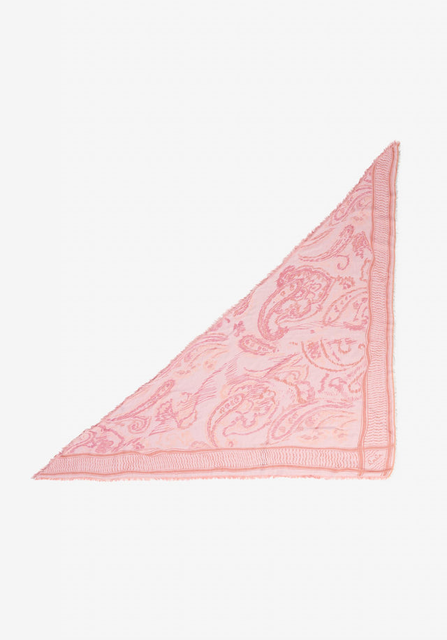 Triangle Amalino paisley park pink - Inspired by Persian boteh ornaments and oriental carpets with the... - 1/2