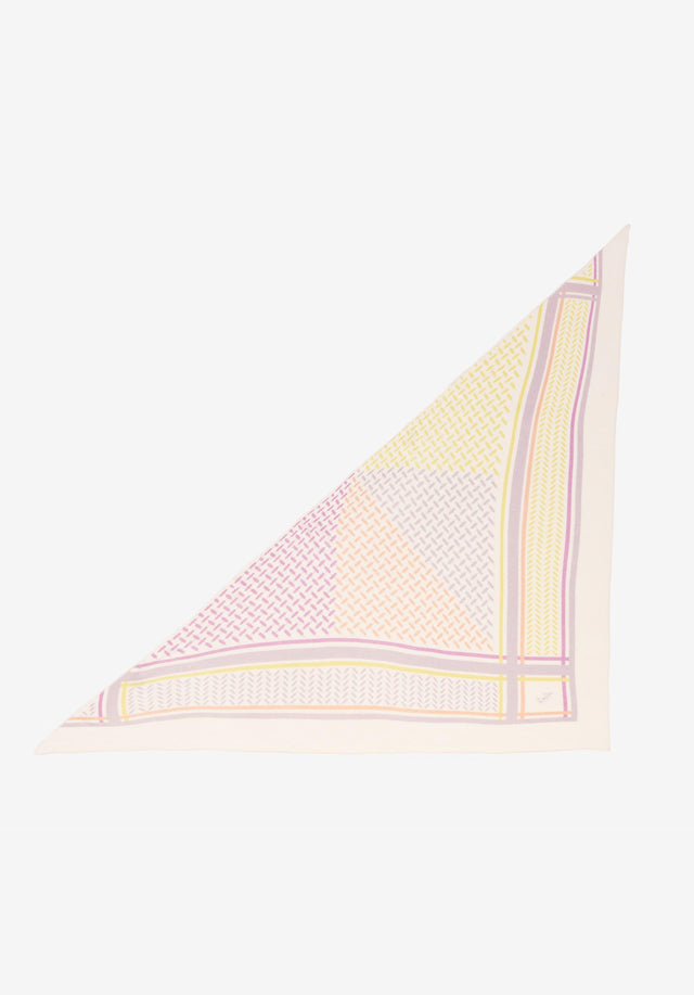 Triangle Puzzle string pastels - Wir haben unserem Dreieckstuch Trinity eine erfrischende Note verliehen, indem...
